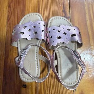 Old Navy Kids Metallic Pink Sandals